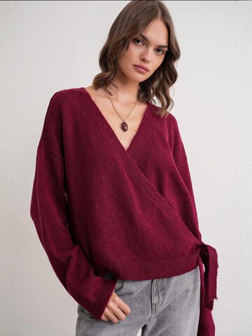 MixRay Gebreid vest in Rood