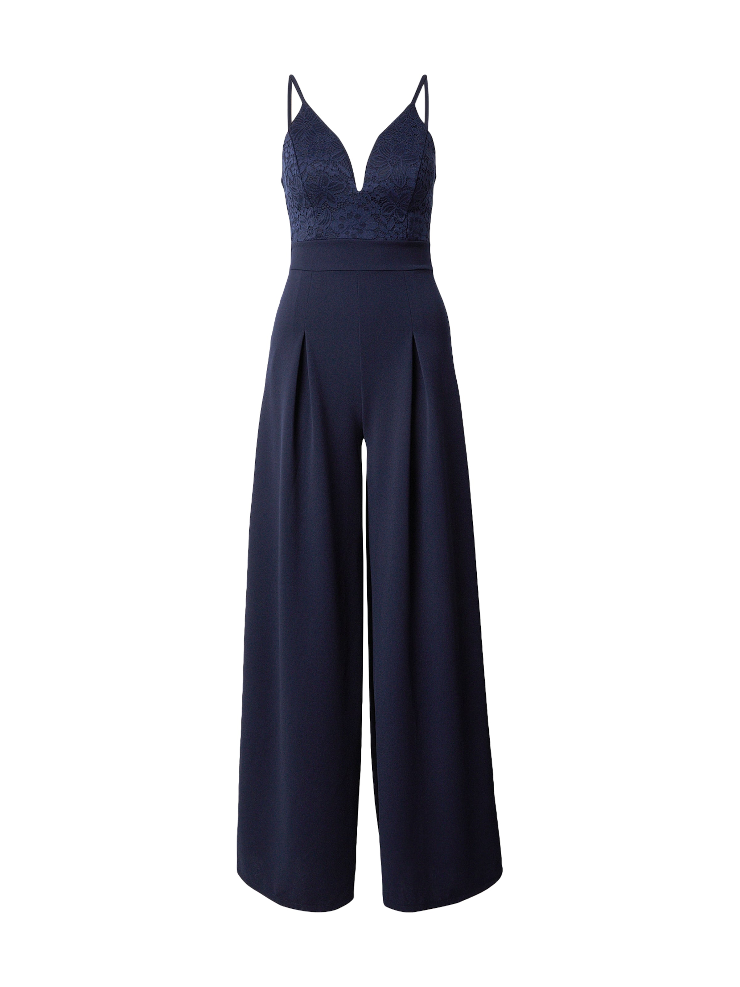 WAL G. Jumpsuit 'JACKIE' in Blau: Vorderseite