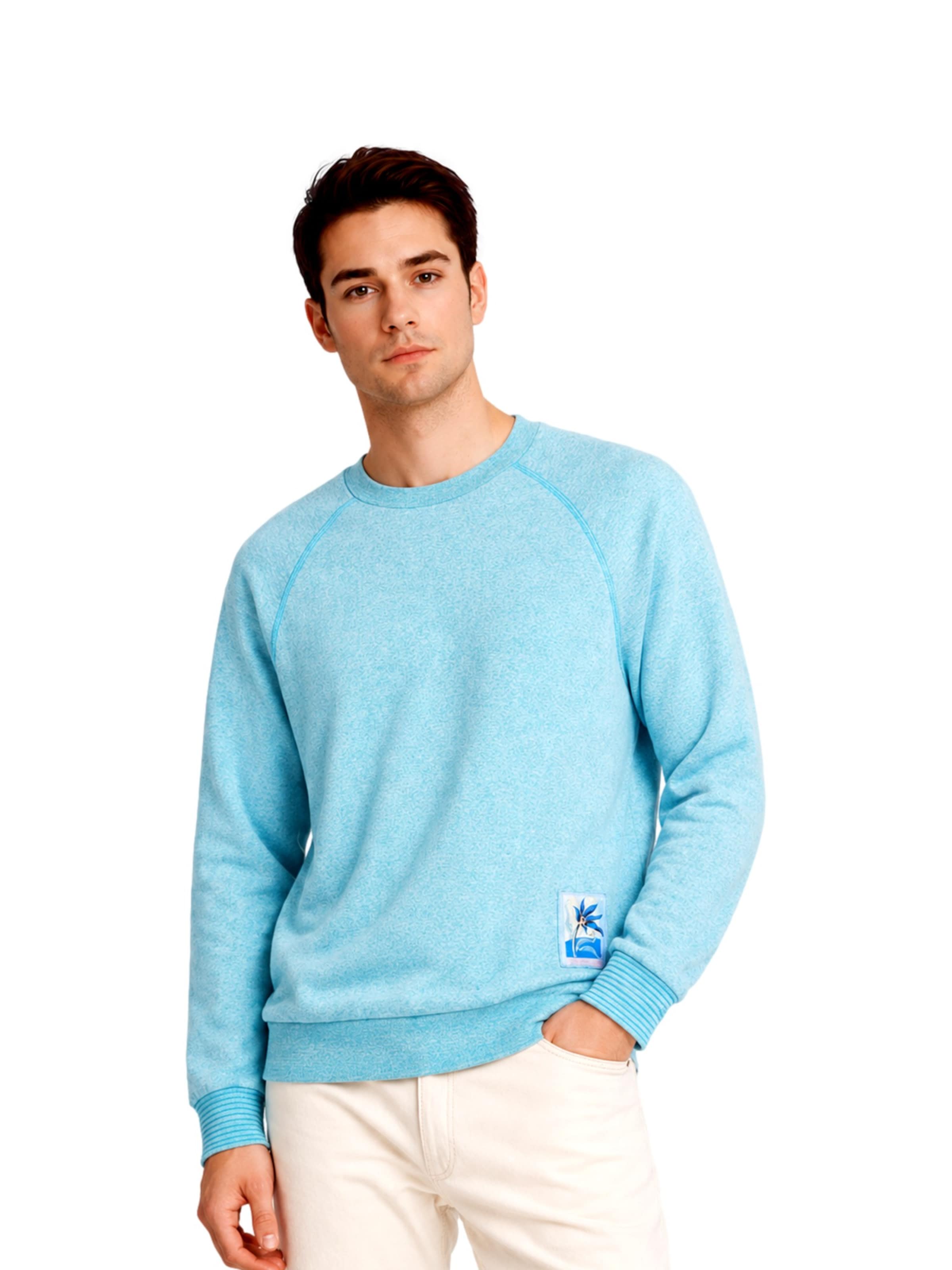 SCOTCH & SODA Sweatshirt in Blue: front