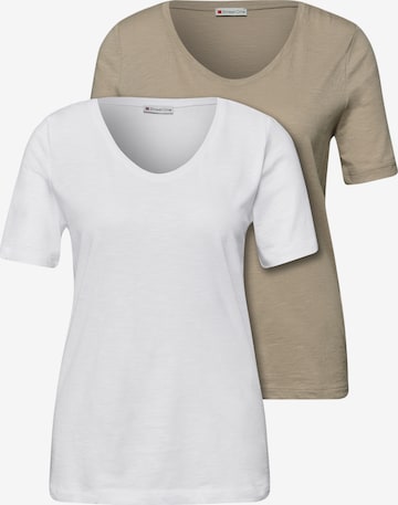 STREET ONE Shirt in Beige: front
