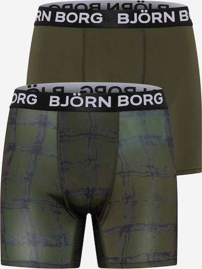 BJÖRN BORG Boxer shorts in marine blue / Olive / Dark green / White, Item view