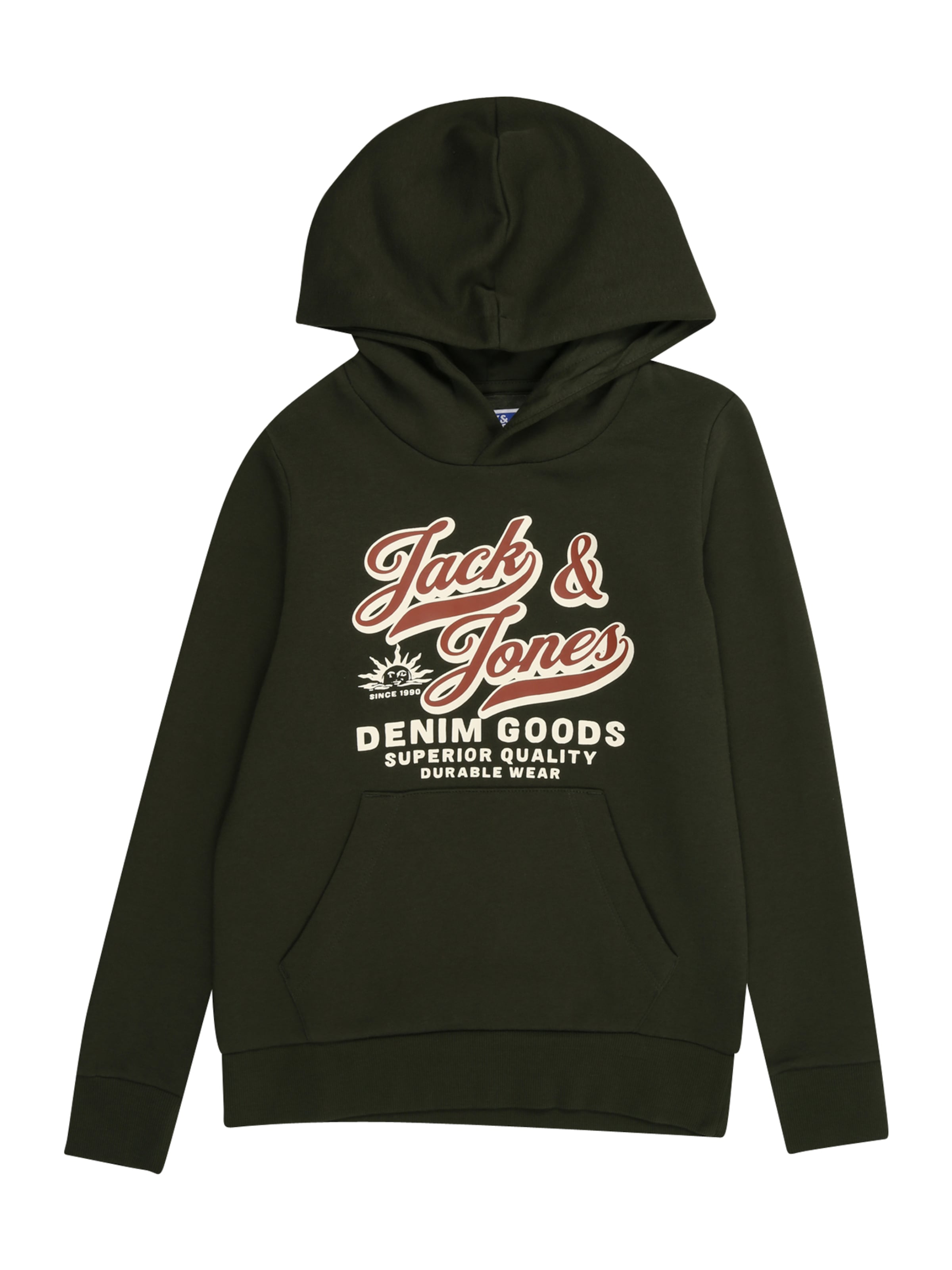 zaļš Jack & Jones Junior Sportisks džemperis: no priekšpuses