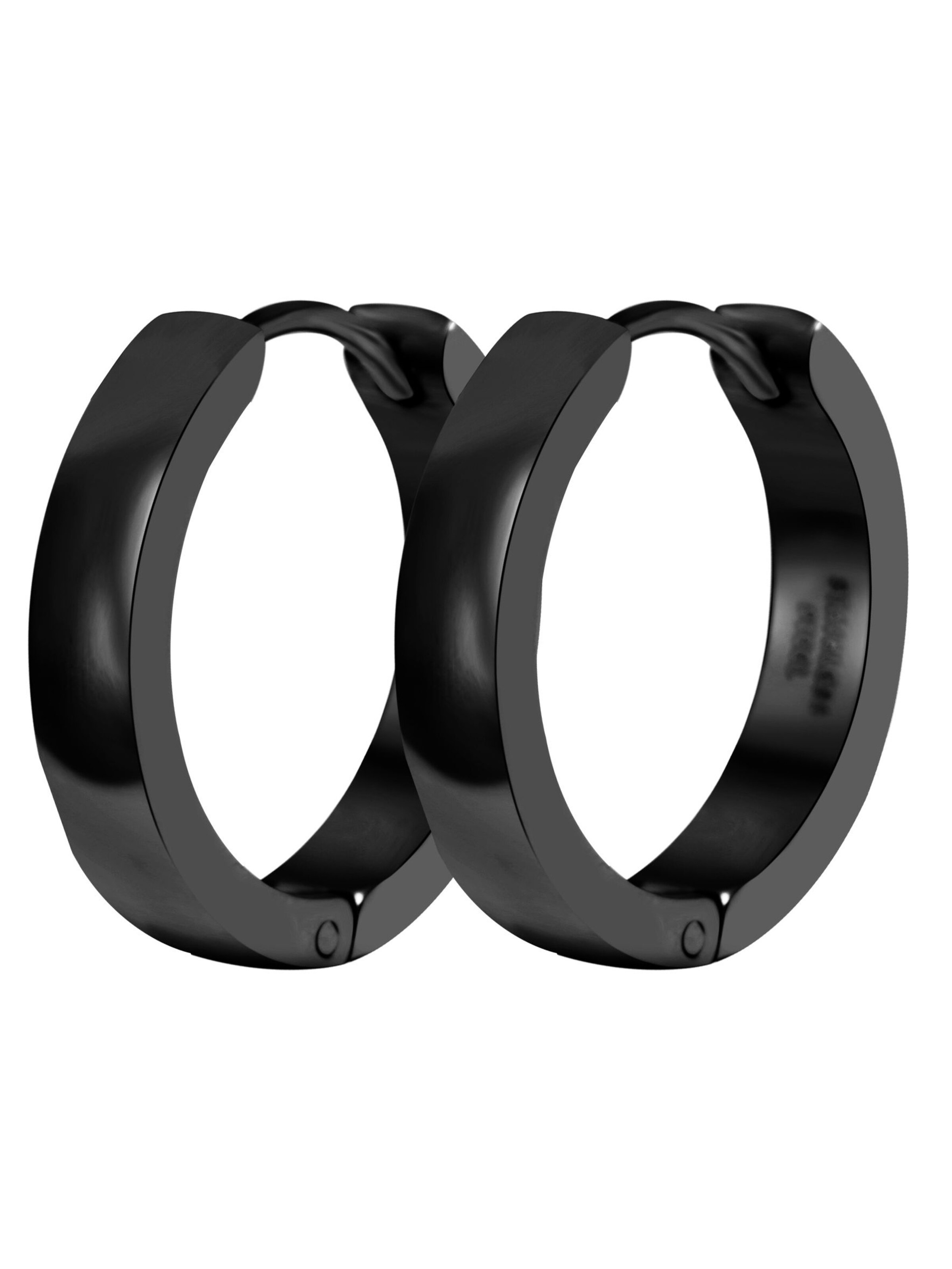 Akzent Earrings 'Jolina, langlebig' in Black: front