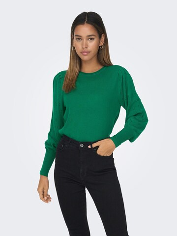 Pull-over ONLY en vert : devant