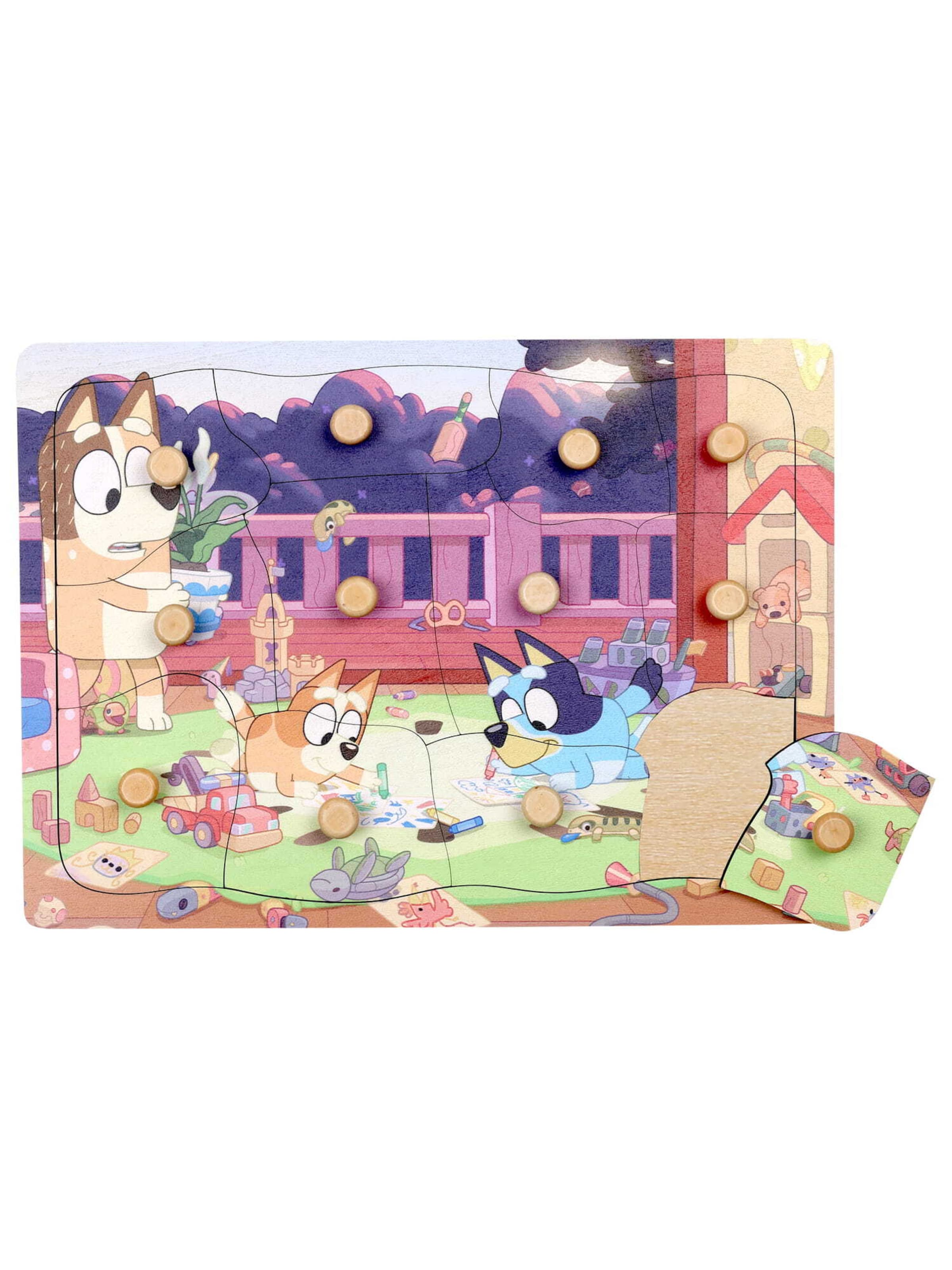 Gioco di Bluey in colori misti: frontale