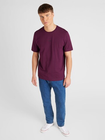 BOSS T-Shirt 'Chup' in Lila