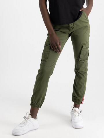 ALPHA INDUSTRIES - Tapered Pantalón cargo en verde