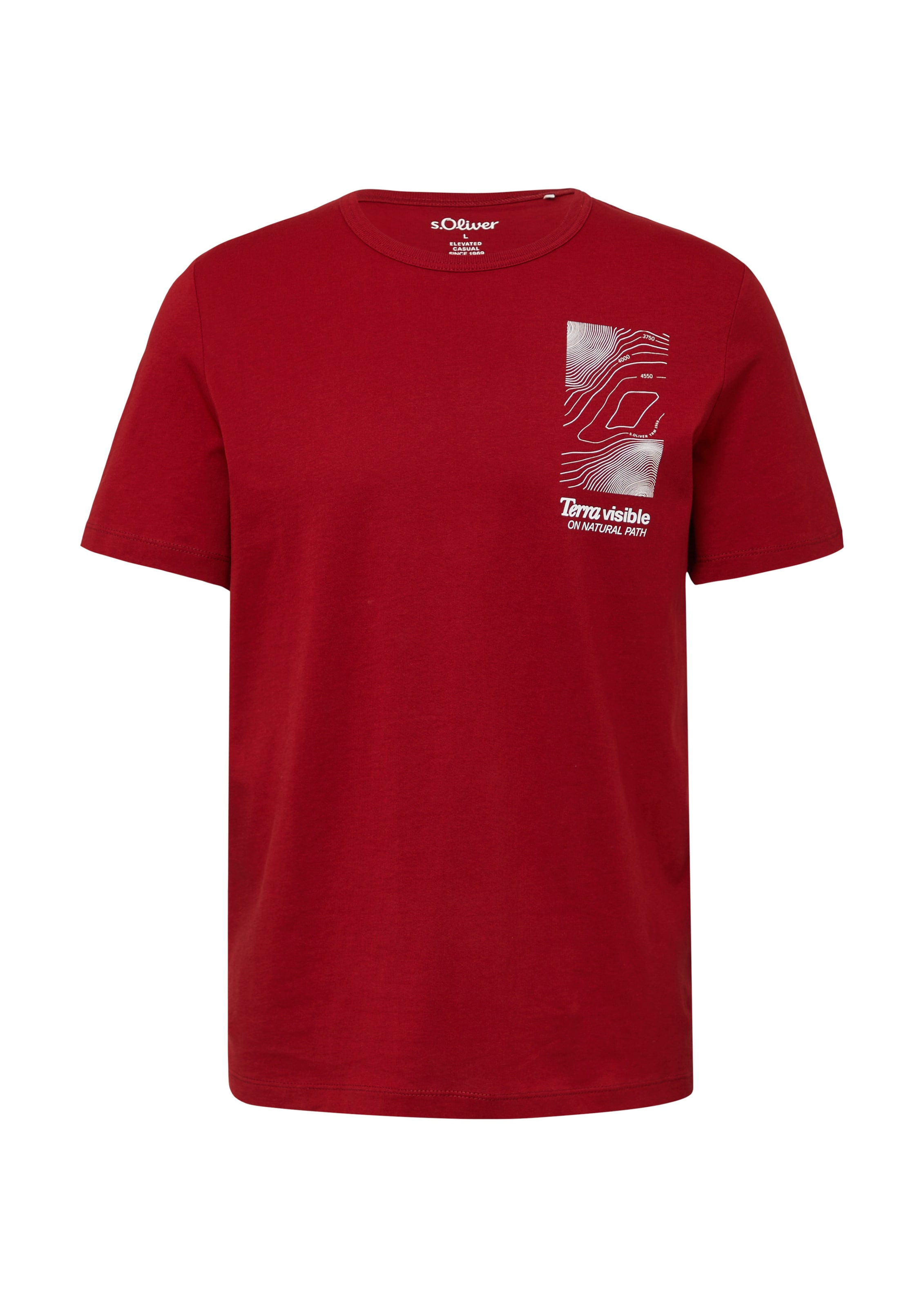 T-Shirt s.Oliver en rouge : devant