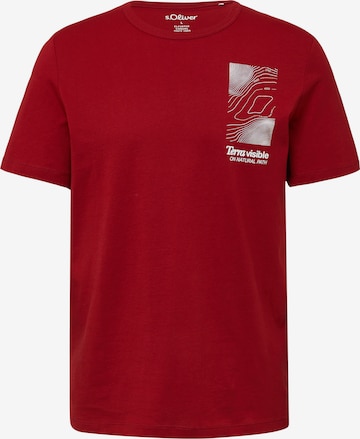 T-Shirt s.Oliver en rouge : devant