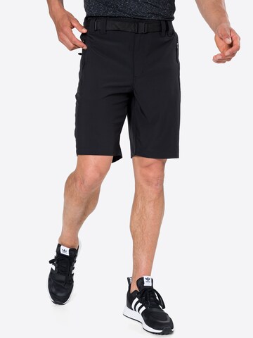 CMP Regular Outdoor Pants in Black: front