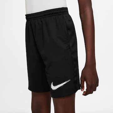 NIKE Regular Workout Pants in Black