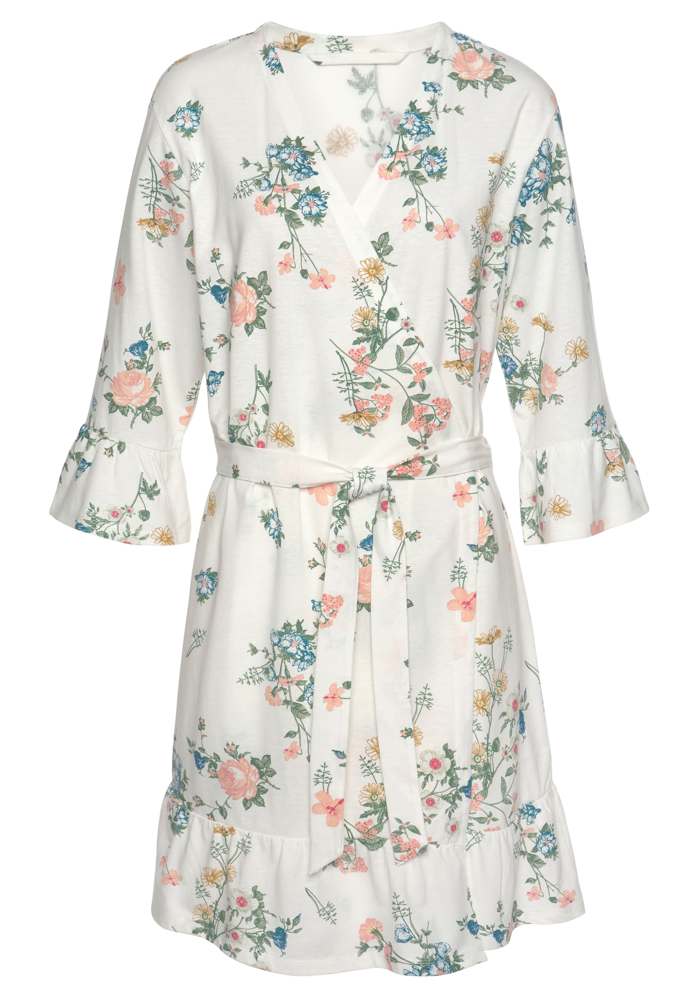 VIVANCE Morgenmantel  'Dreams' in Weiß: Vorderseite