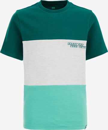 T-Shirt WE Fashion en vert : devant