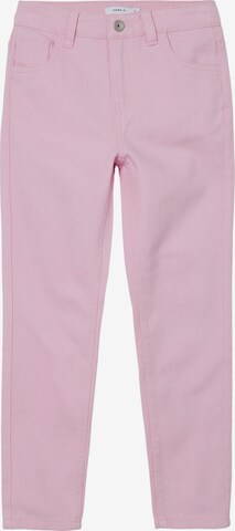 NAME IT Regular Jeans 'Rose' i lila: framsida