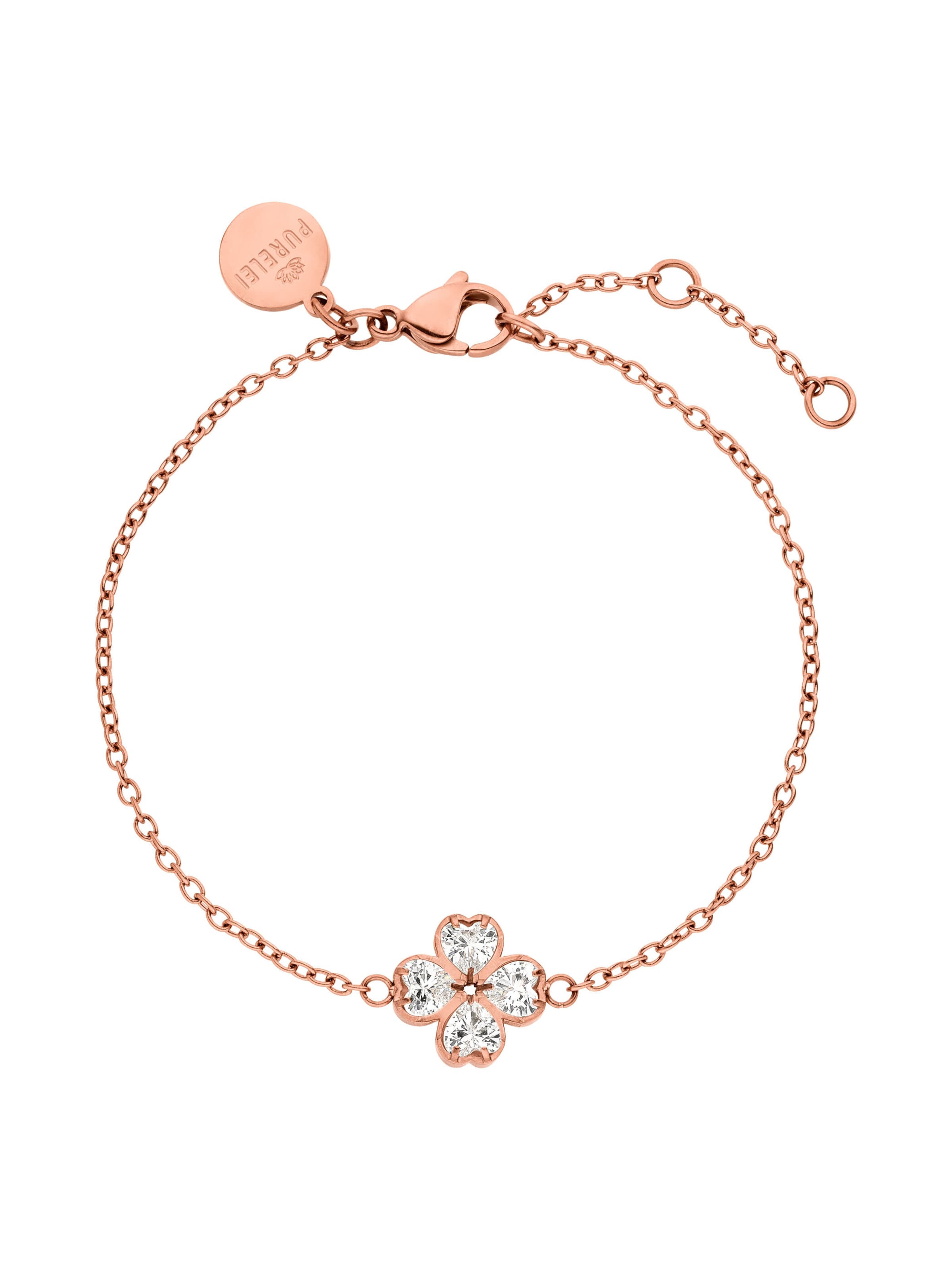 PURELEI Armband 'Cuore' in Bronze: Vorderseite