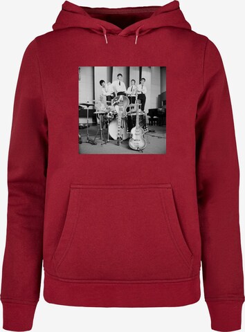 Merchcode Sweatshirt ' Ladies Beatles - Rehearsal Room' in Rot: predná strana