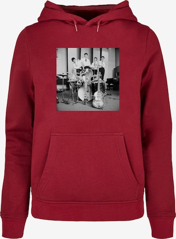 Merchcode Sweatshirt ' Ladies Beatles - Rehearsal Room' in Rood: voorkant