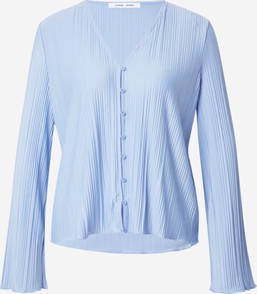 Samsøe Samsøe Blouse 'Sauma' in Blauw: voorkant