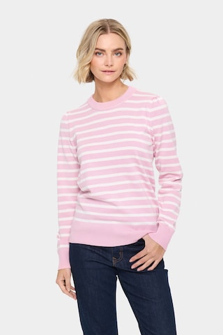 Pull-over 'Mila' SAINT TROPEZ en rose : devant