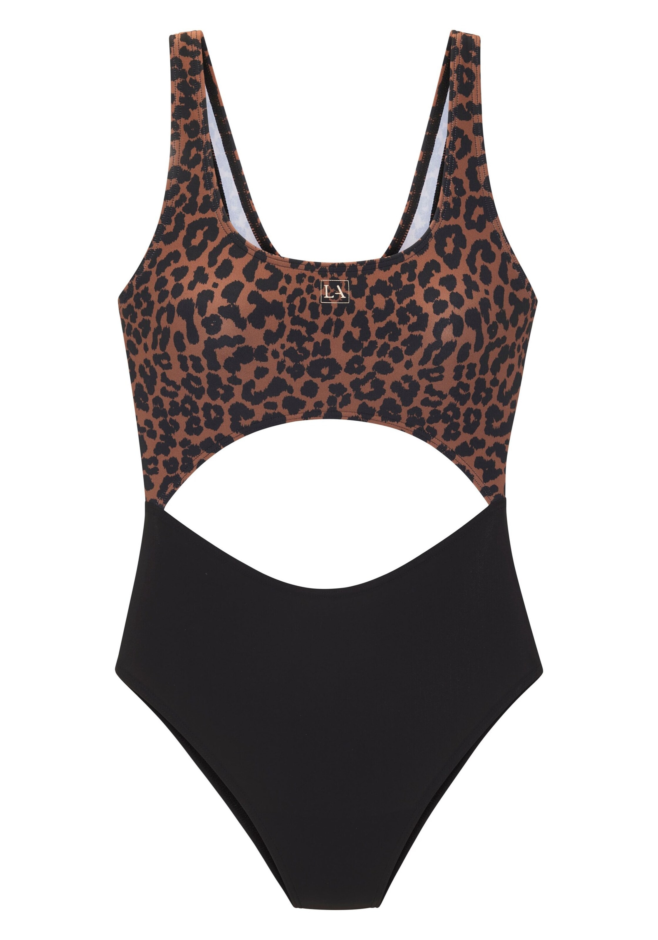 LASCANA ACTIVE - Traje de baño en negro: frente