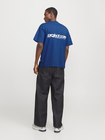 JACK & JONES Shirt 'Union' in Blue: front