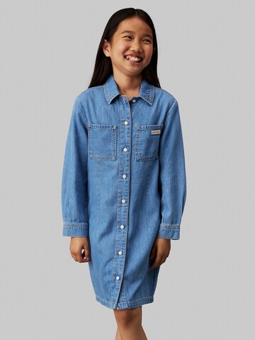 Calvin Klein Jeans Dress in Blue: front