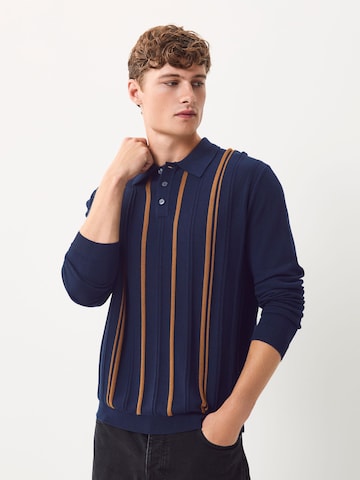 Next Poloshirt in Blau: Vorderseite