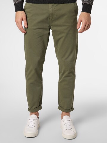 Only & Sons - Regular Calças chino 'Kent' em verde: frente