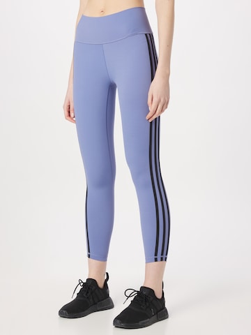 Skinny Pantaloni sportivi di ADIDAS SPORTSWEAR in lilla: frontale