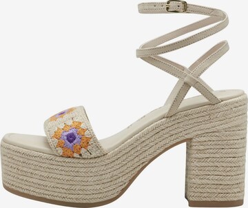 TAMARIS Sandalen met riem in Beige