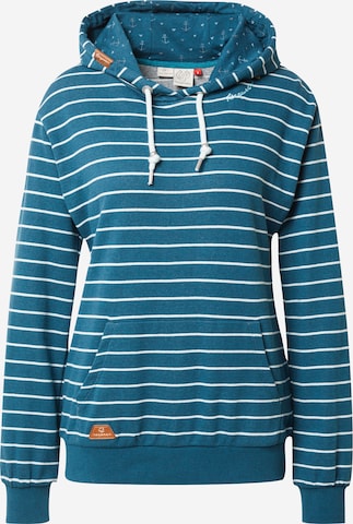 Ragwear Sweatshirt 'HAPPIER' in Blue: front