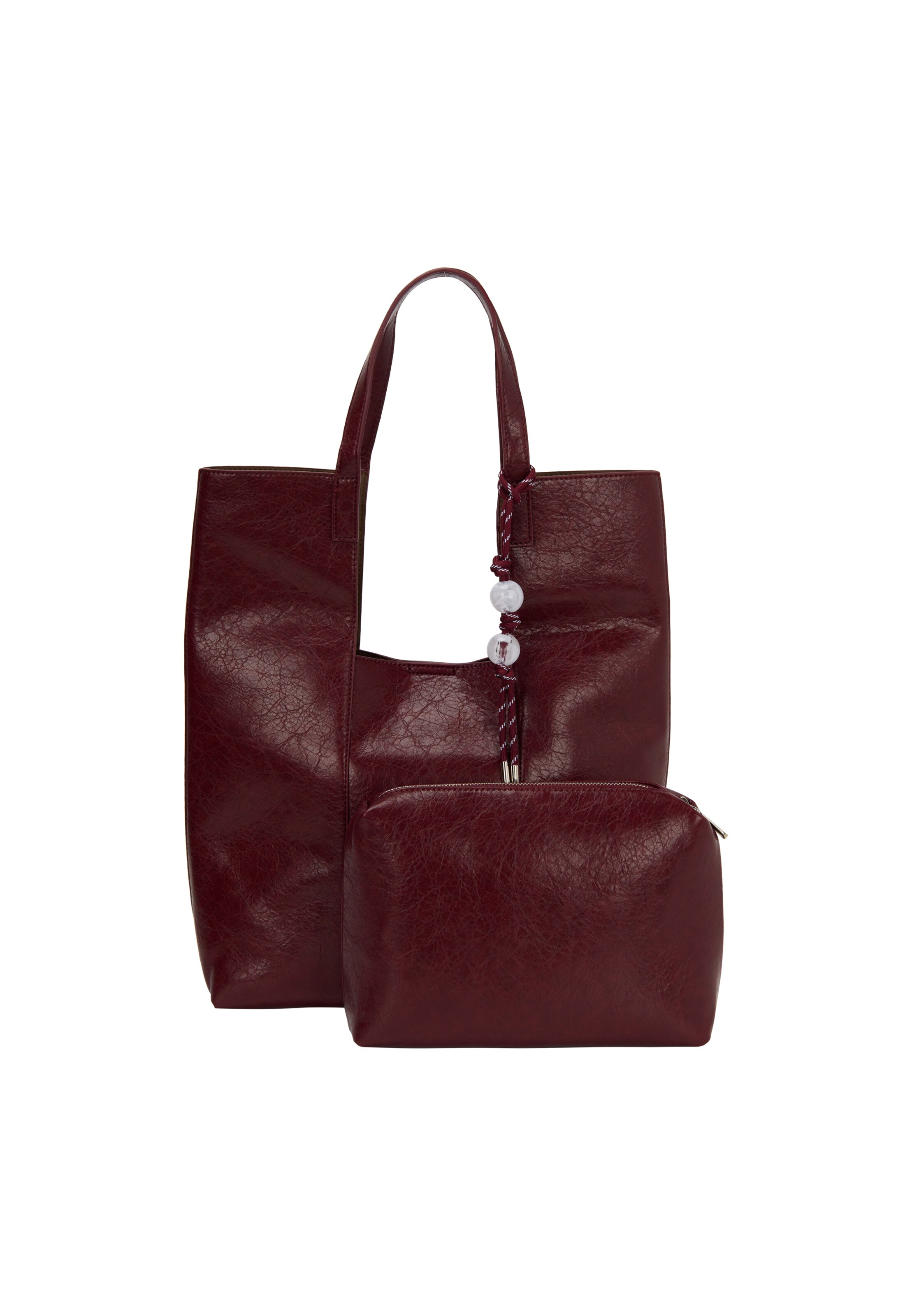 usha WHITE LABEL Shopper in Rood: voorkant