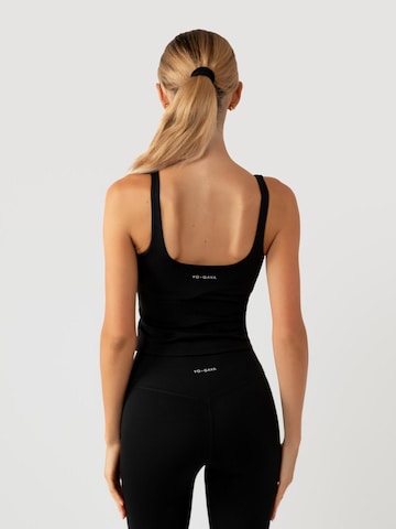 YO-GAYA Sporttop 'Sculpting Top' in Zwart