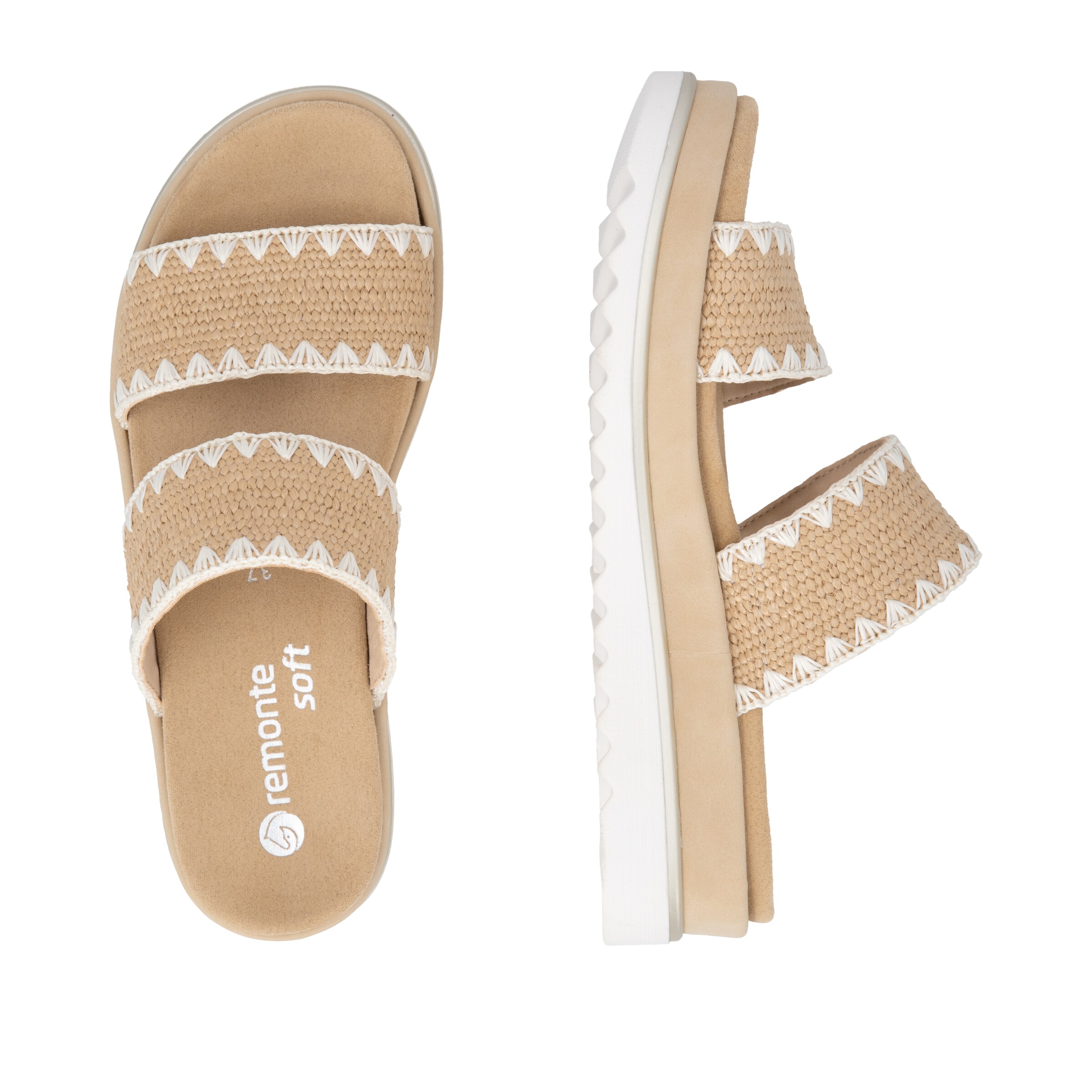 REMONTE Mules 'D3P52' in Beige