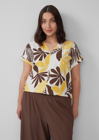 Chemisier s.Oliver en beige : devant