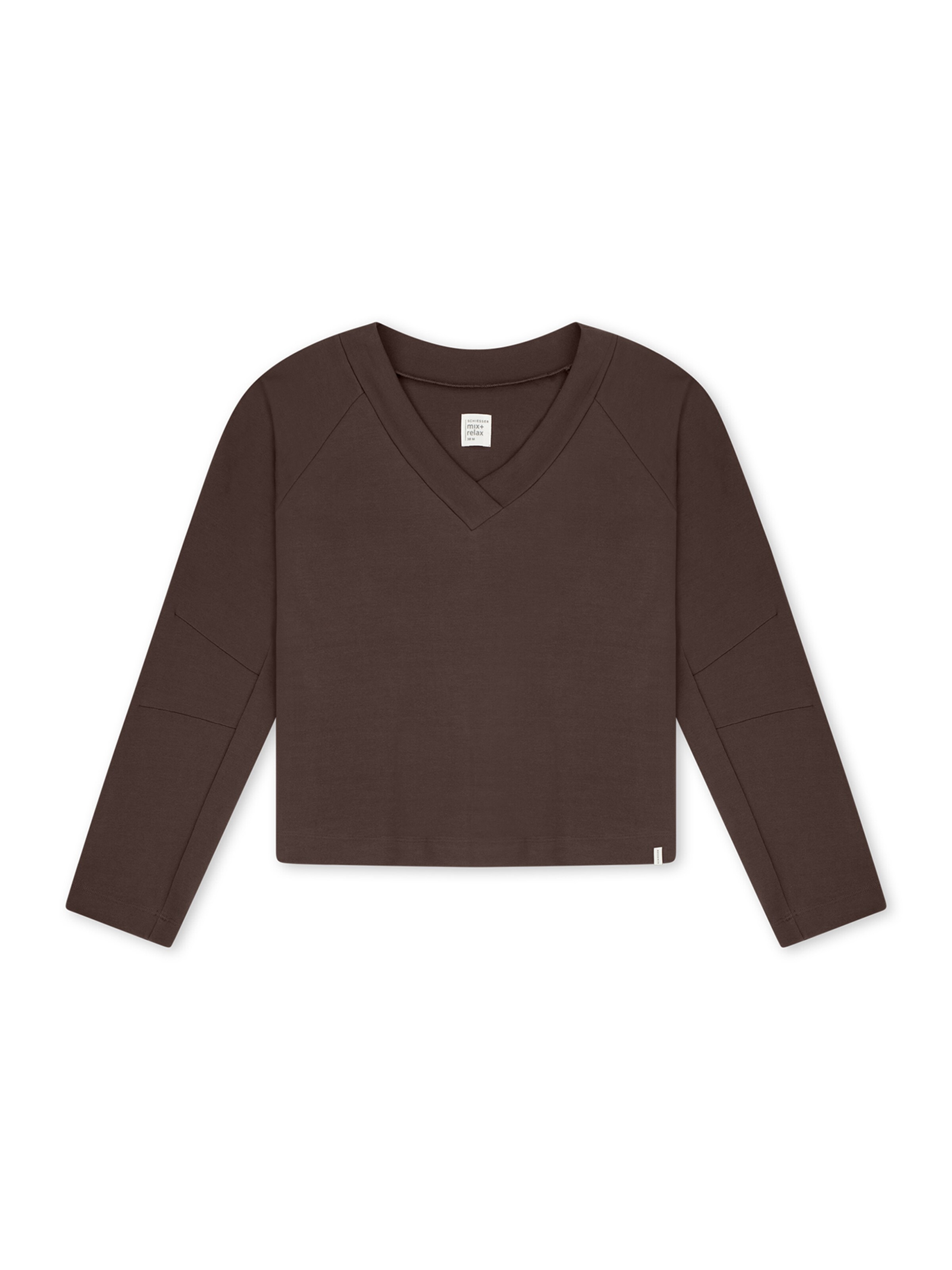 Chemise de nuit ' Mix Relax ' SCHIESSER en marron : devant