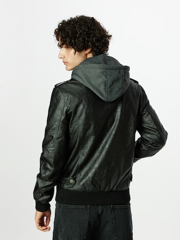 INDICODE JEANS Regular fit Prehodna jakna 'Aaron' | črna barva