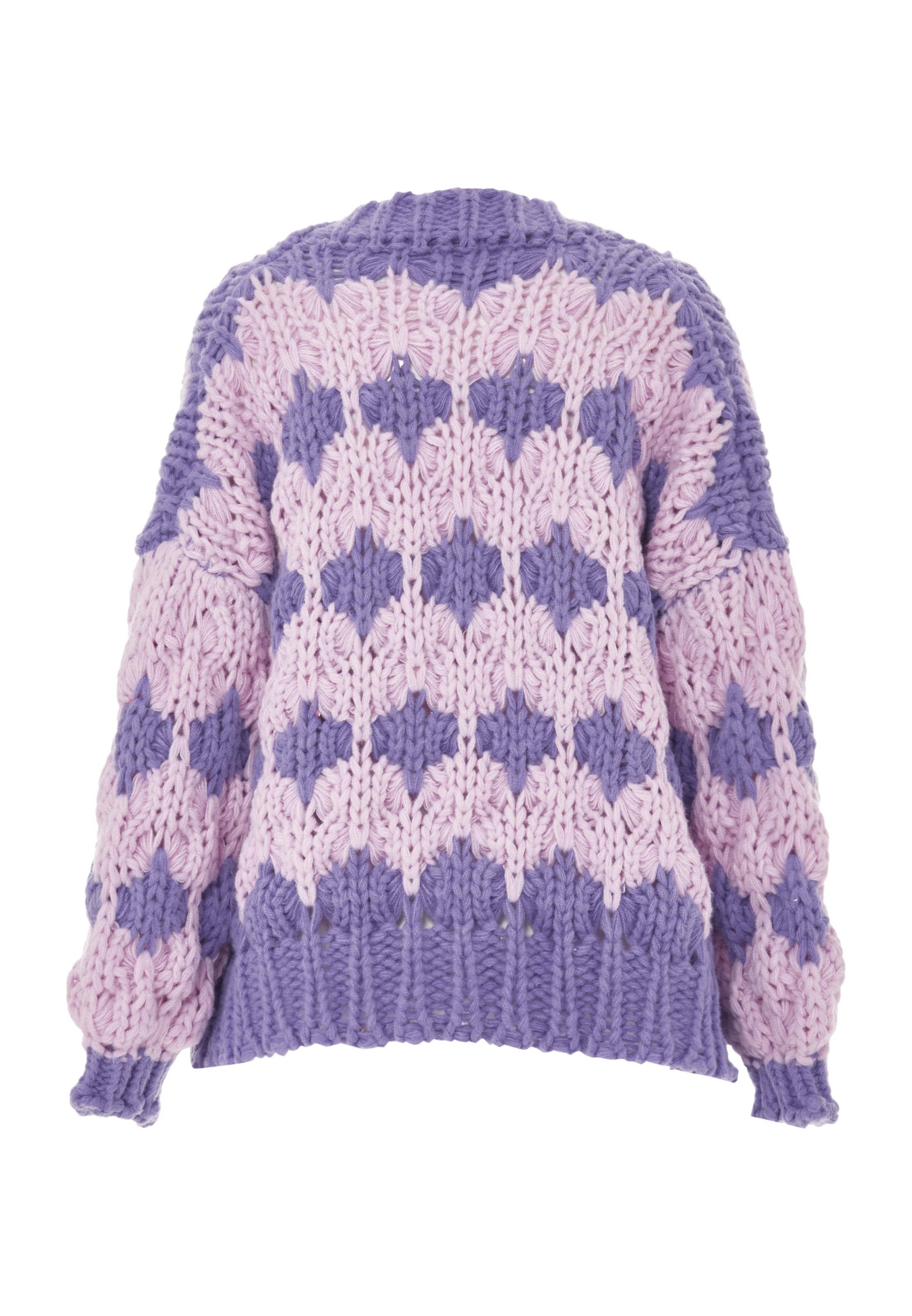 ebeeza - Casaco de malha em roxo