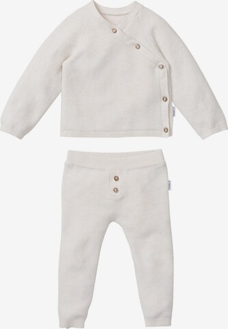 Fred's Baby Strick Set 'FREDS Strickset' (GOTS) in Beige: predná strana