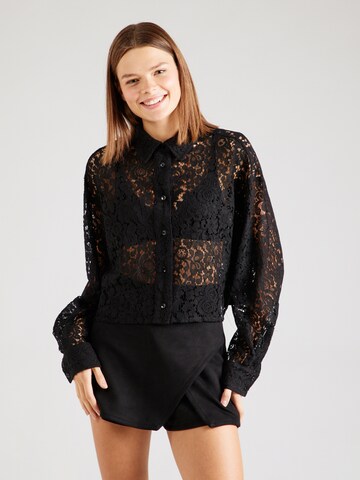 mbym Bluse 'Emele Tie' i sort