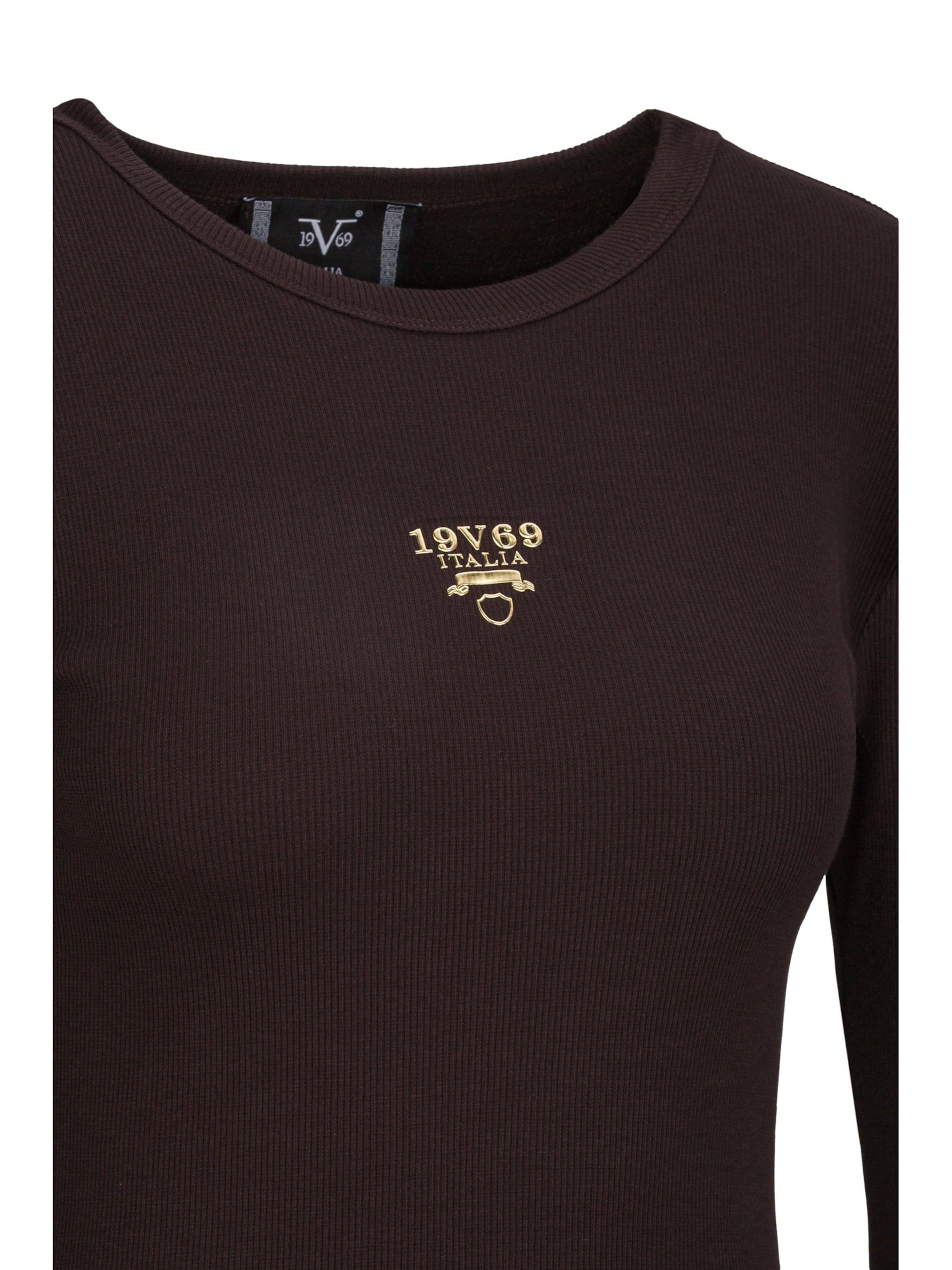 19V69 ITALIA Shirt 'Letizia' in Brown