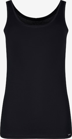 Skiny - Camiseta térmica en negro: frente
