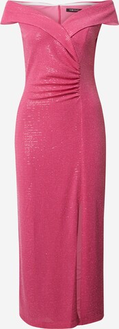 SWINGKoktel haljina - roza boja: prednji dio