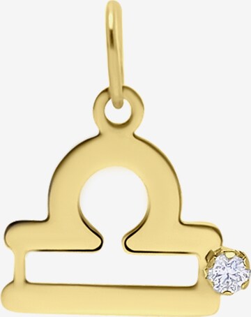 Lucardi Pendant in Gold: front