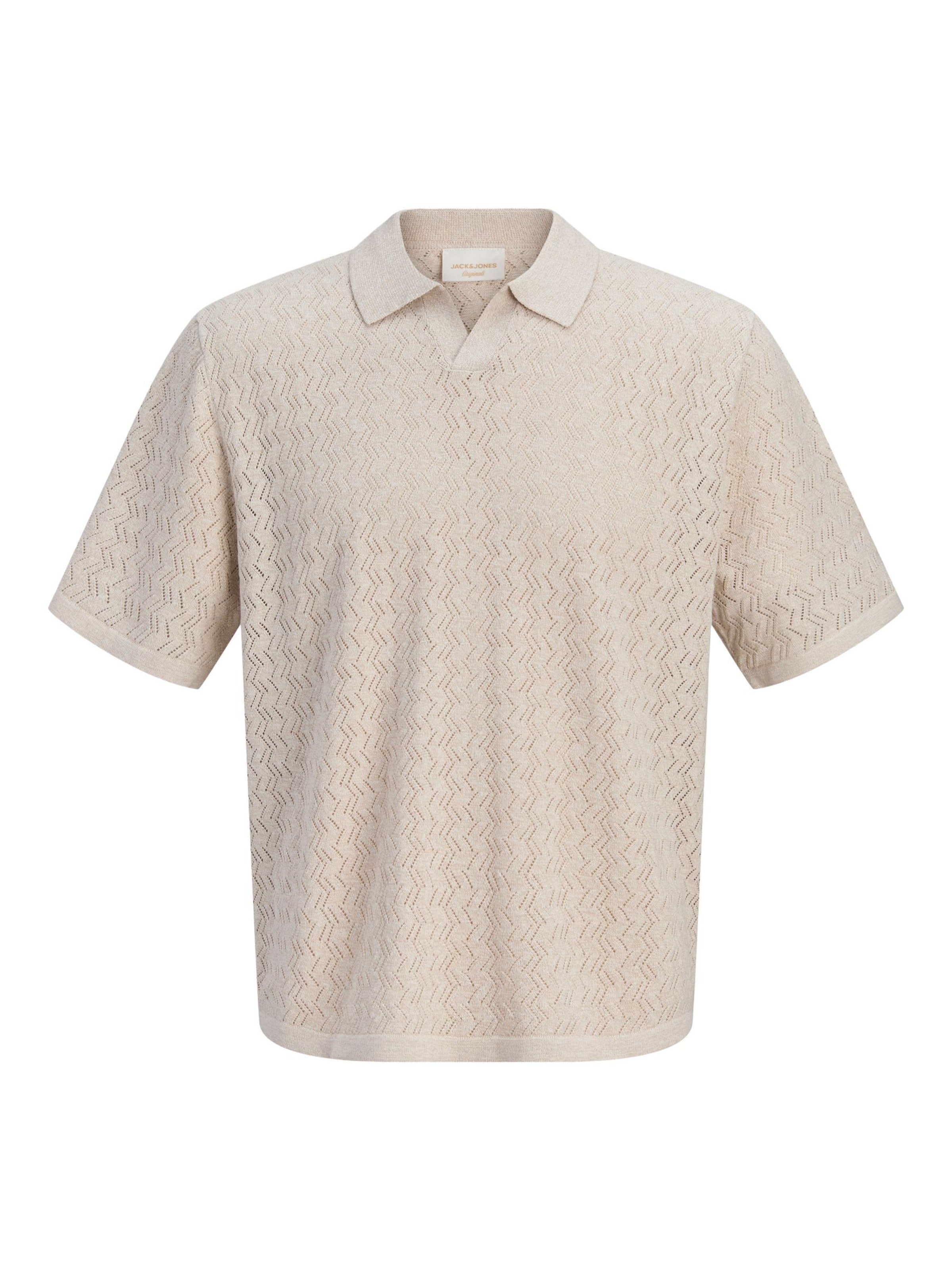 Pull-over JACK & JONES en beige : devant