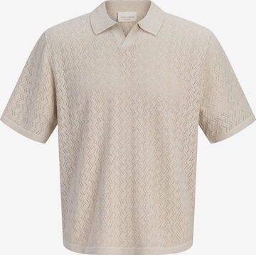 Pull-over JACK & JONES en beige : devant