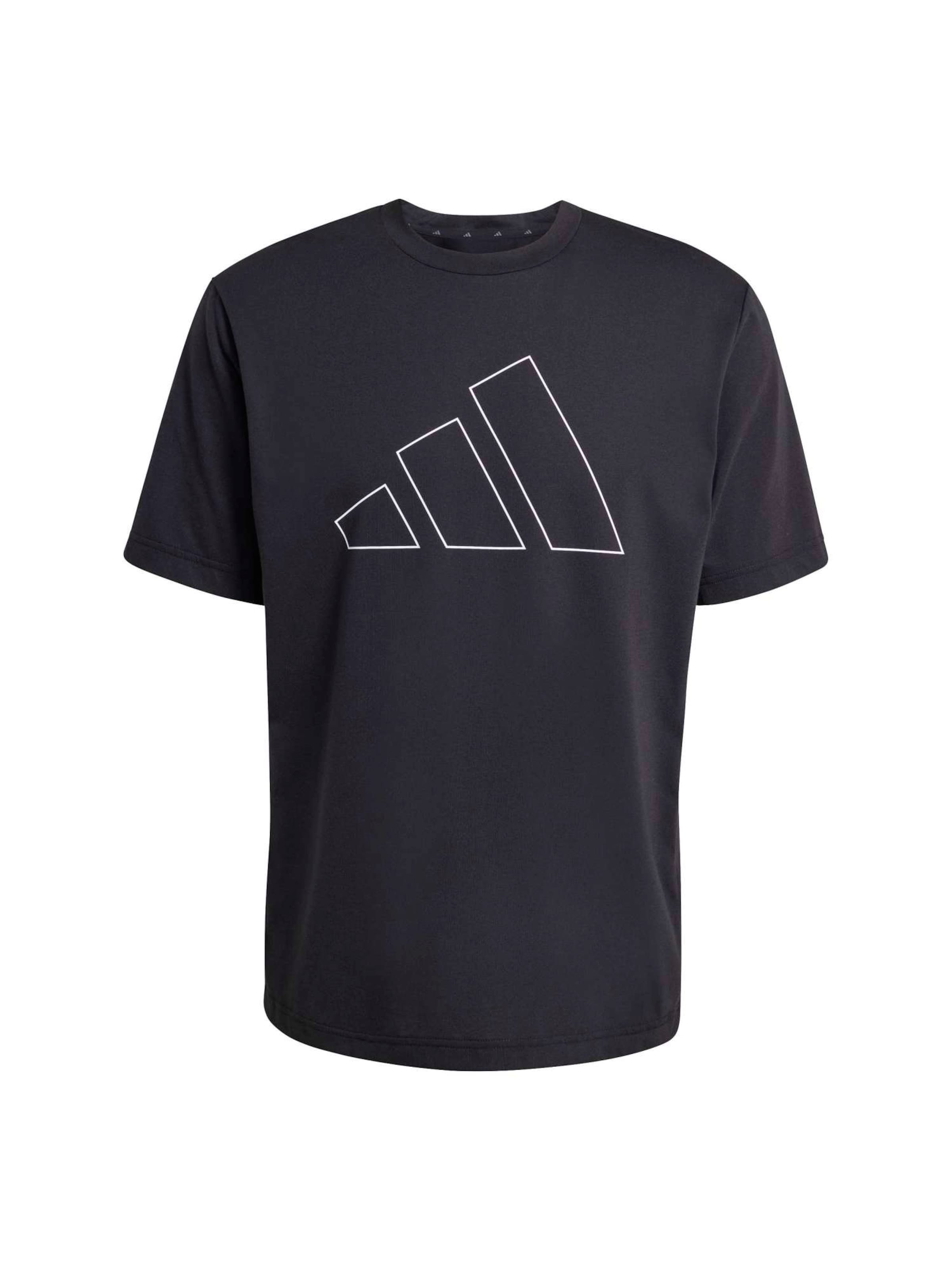 ADIDAS PERFORMANCE Функциональная футболка в Черный
