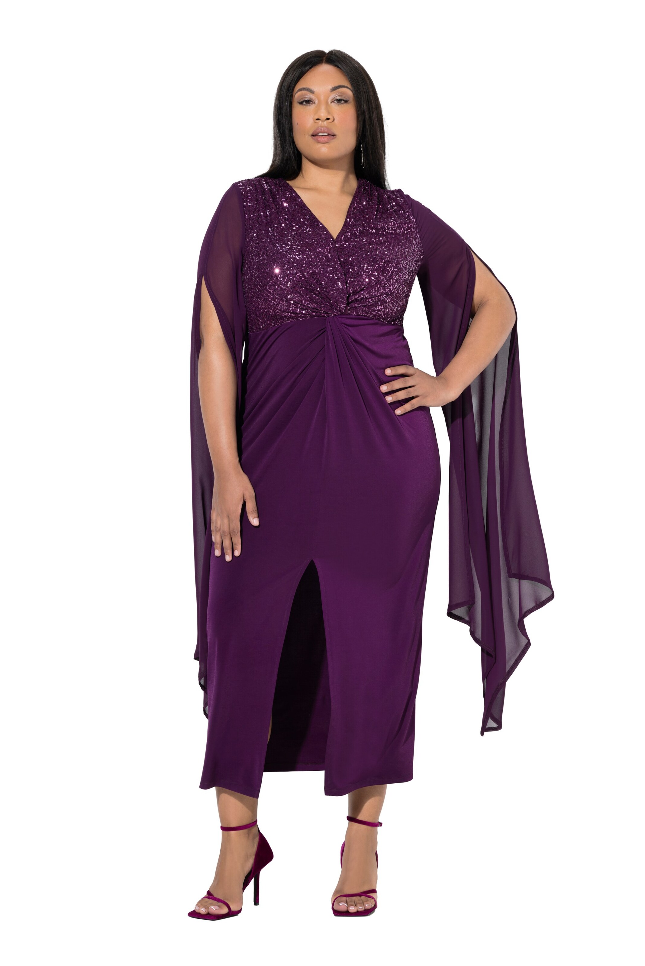 Ulla Popken Evening dress in Purple: front
