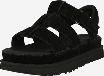 UGG Sandals 'Goldenstar' in Black: front