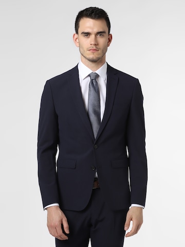 Mc Earl Slim fit Business Blazer in Blue: front